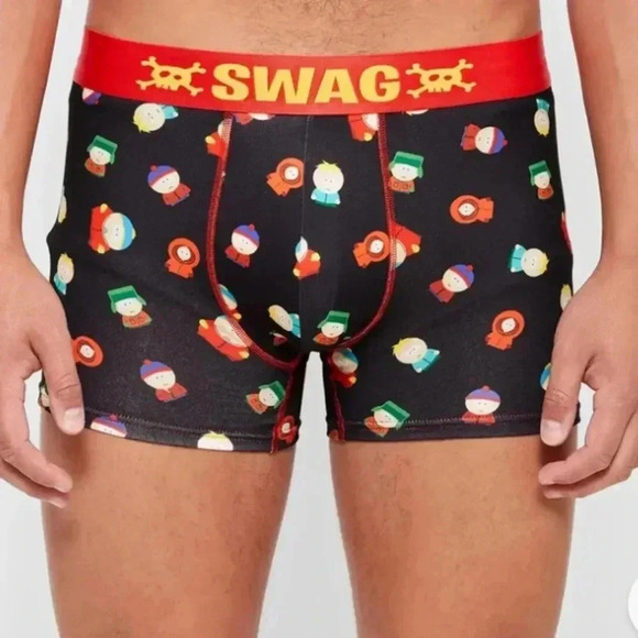 SWAG South Park Boxer Briefs Underwear All Over Character Mens L NIB Cartman - Picture 1 of 6